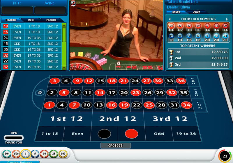 William Hill live casino